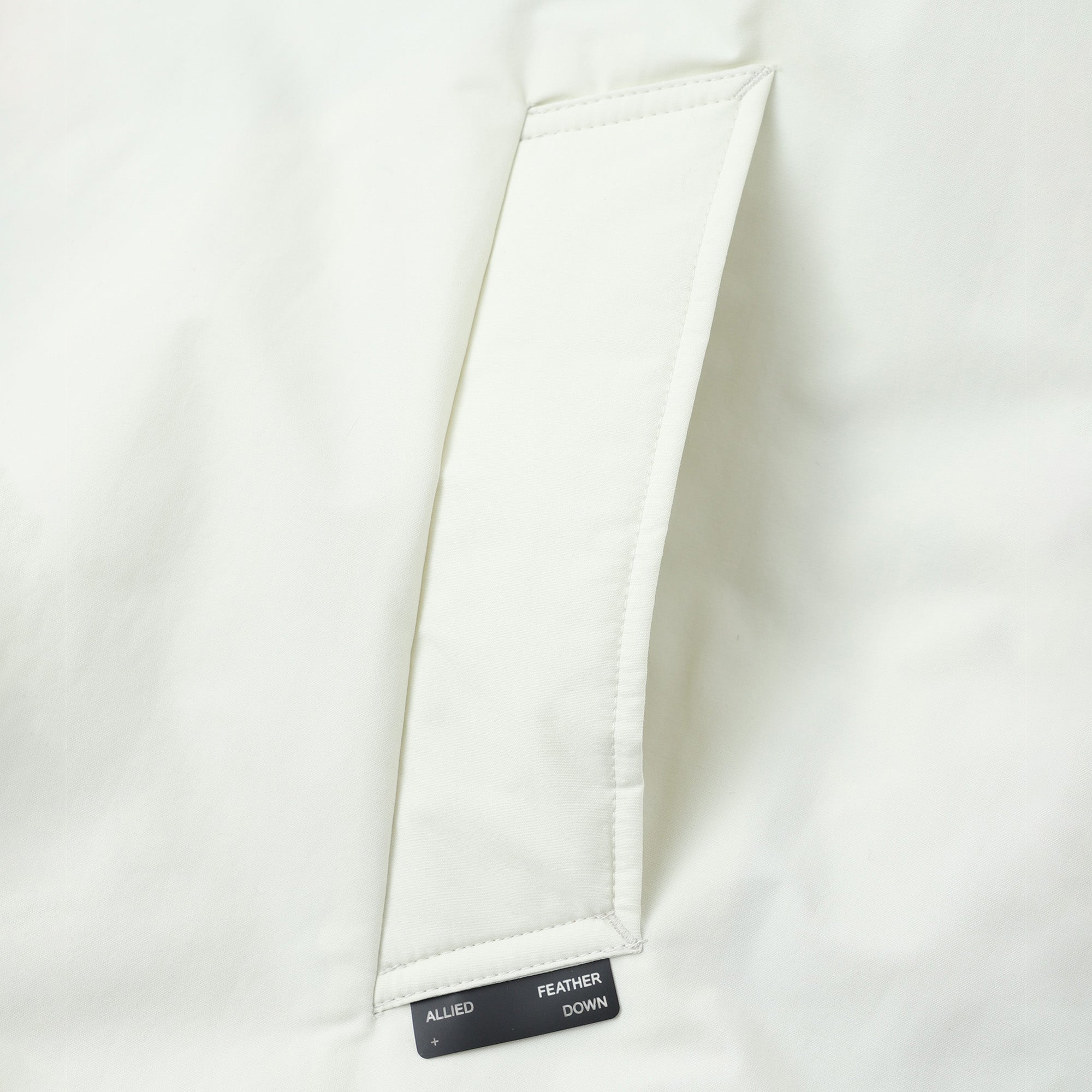 Backquilting Long Down Coat