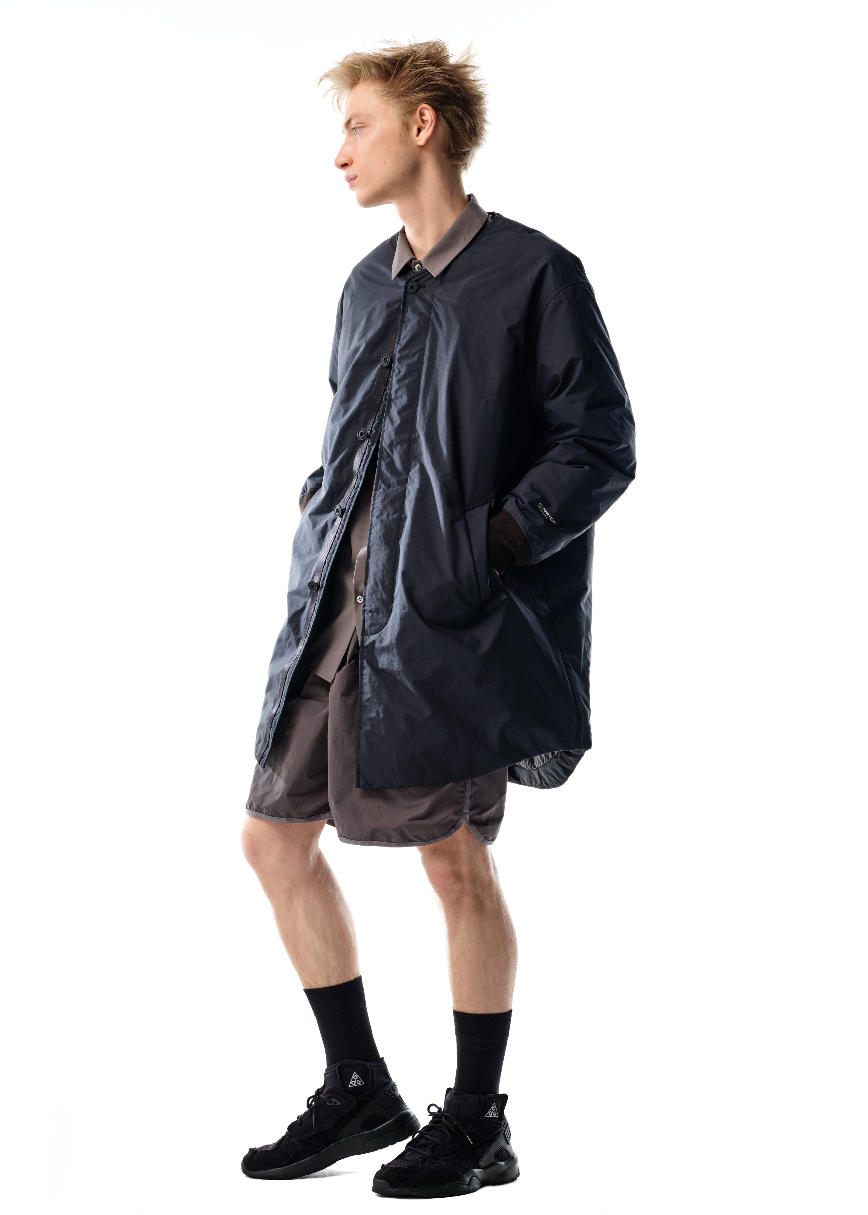 Backquilting Long Down Coat
