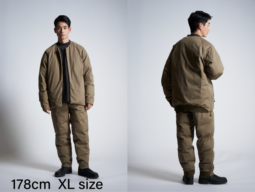 ジャケット・アウター euw balloon loop gilet / brown size2 Lounge Down Blouson